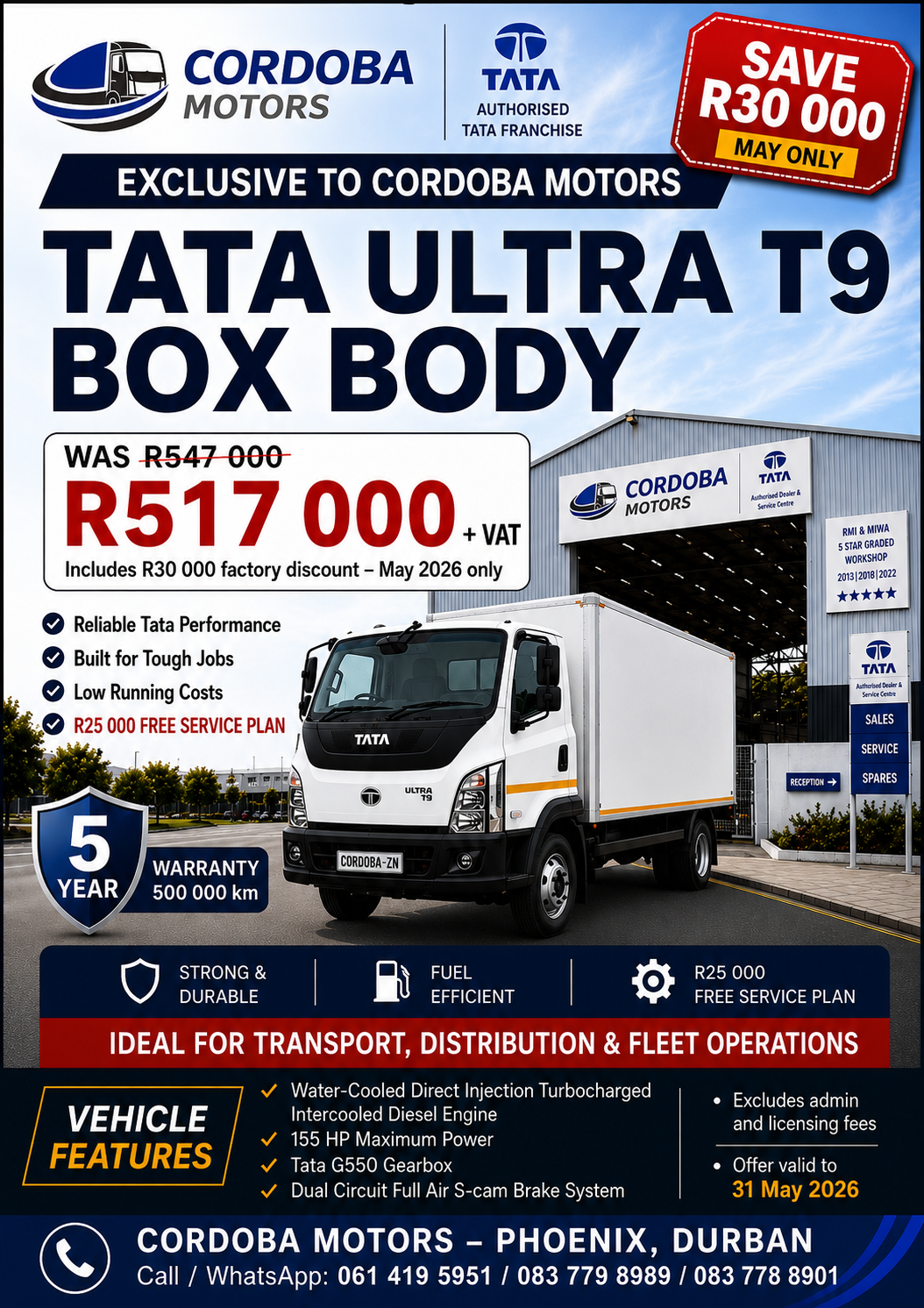 Tata Ultra T.9 Box Body