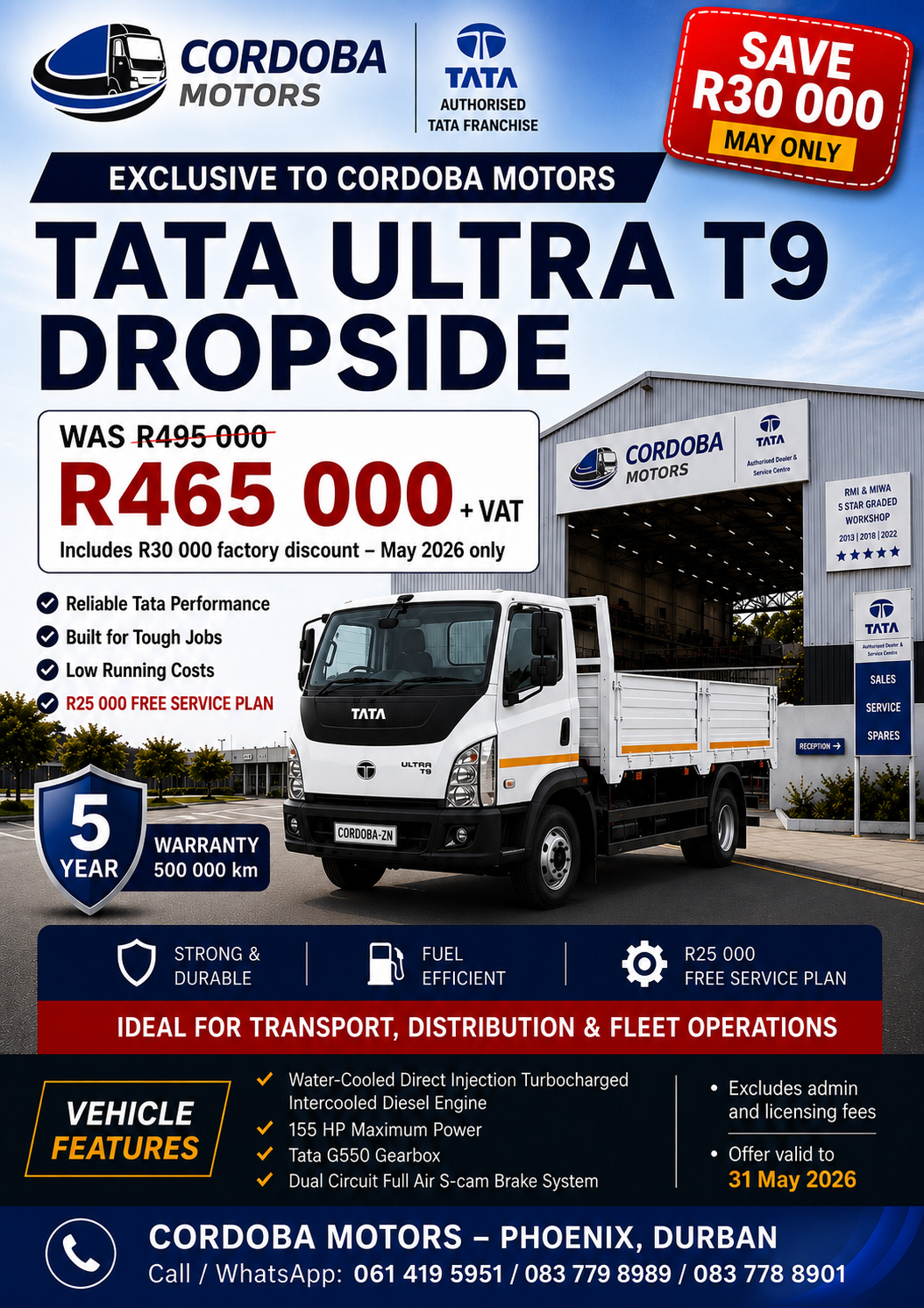 Tata Ultra T.9 Dropside
